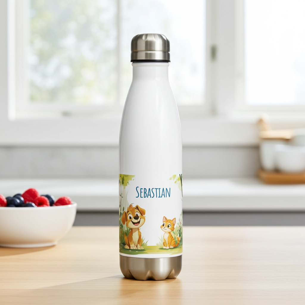 To små venner Navneflaske