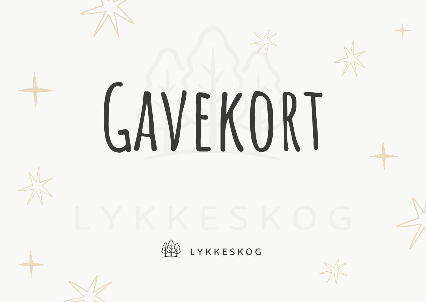 Lykkeskog - Gavekort