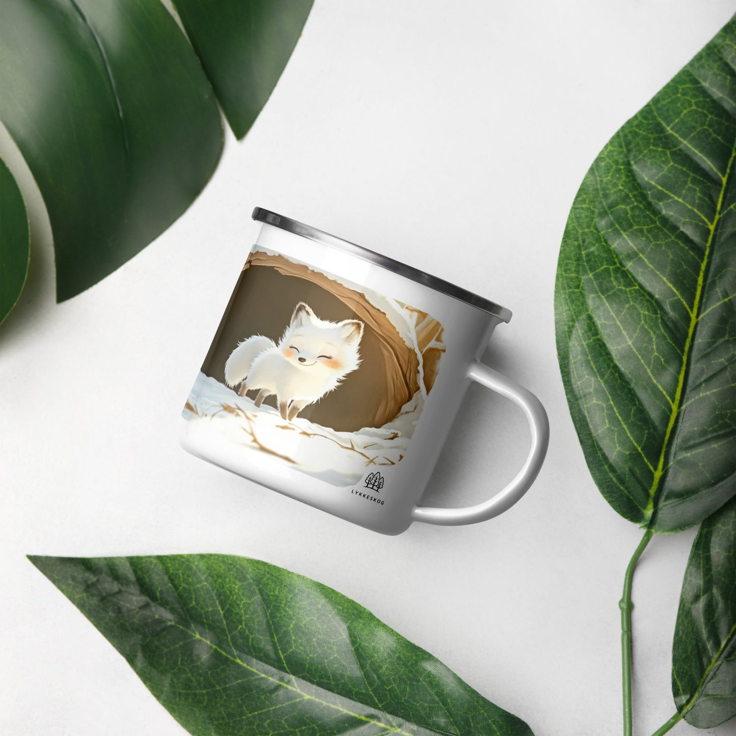 Navnekopp - Liten rev i vinterdrakt