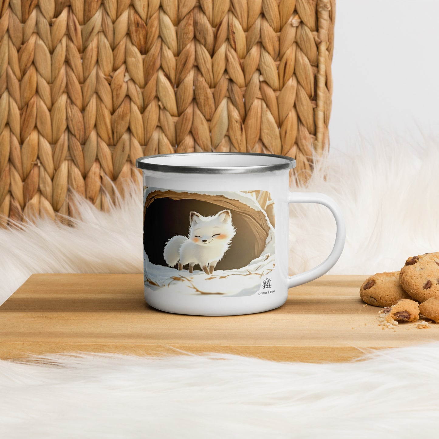 Navnekopp - Liten rev i vinterdrakt