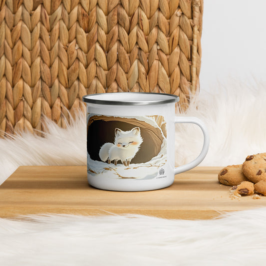 Navnekopp - Liten rev i vinterdrakt