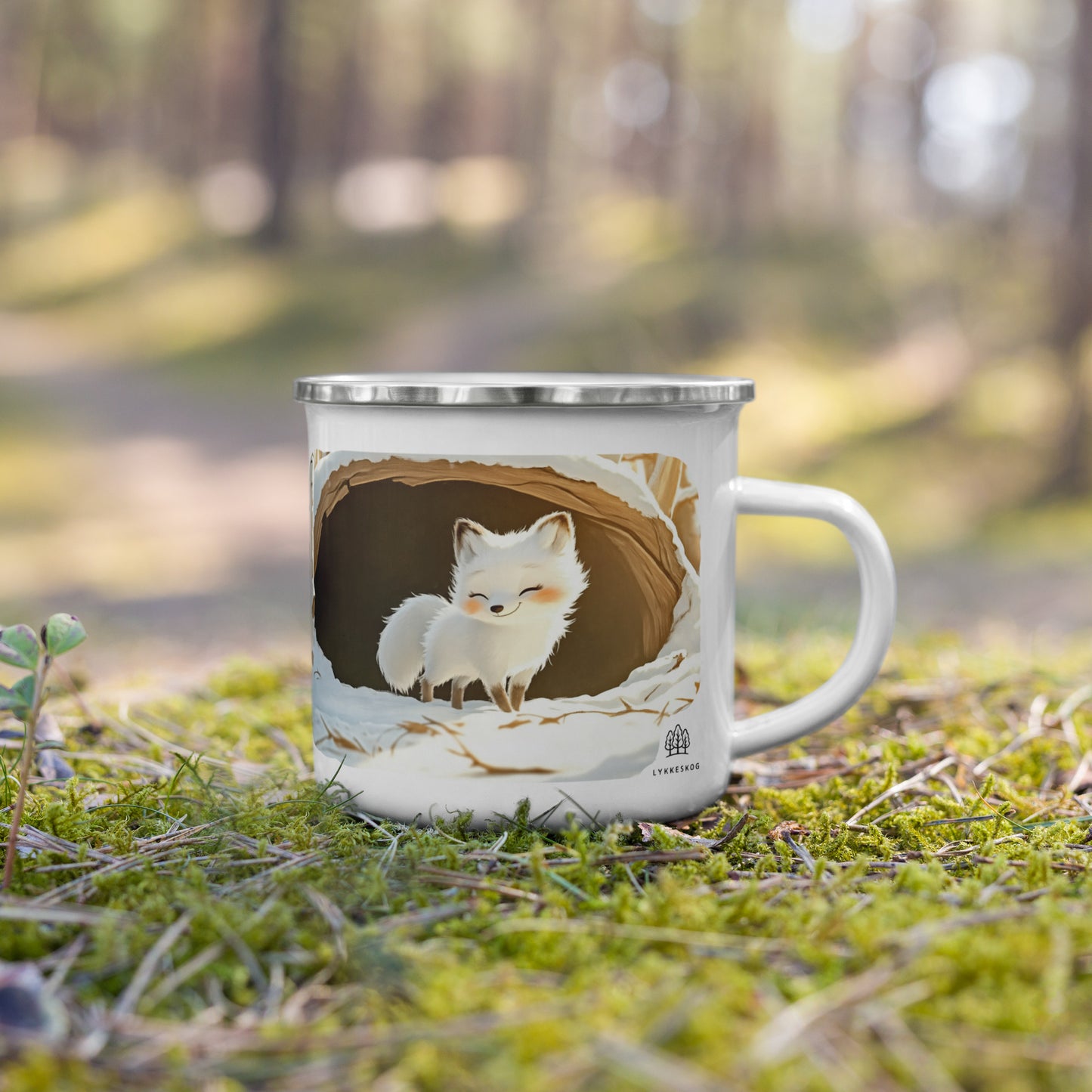 Navnekopp - Liten rev i vinterdrakt