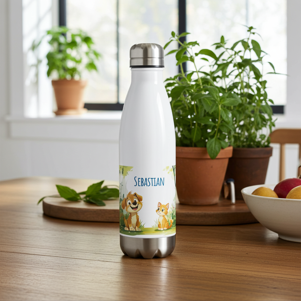 To små venner Navneflaske